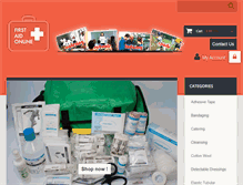 Tablet Screenshot of firstaidonline.ie